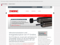 enidine.com Webseite Vorschau