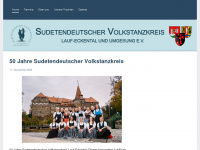 sudetendeutscher-volkstanzkreis.de Webseite Vorschau