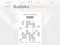 sudoku-vorlagen.de Webseite Vorschau