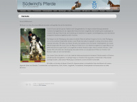 suedwind-pferde.de Webseite Vorschau