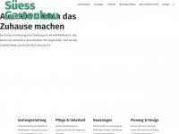 suess-gartenbau.ch Webseite Vorschau