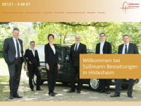 suessmann-bestattungen.de Webseite Vorschau
