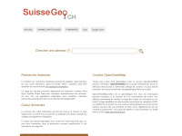 suissegeo.ch Webseite Vorschau