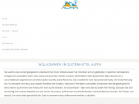 suitenhotel-alpin.de Webseite Vorschau