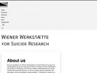 suizidforschung.at Webseite Vorschau