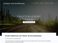 sunbeamclub.ch Webseite Vorschau
