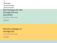 sunnigehof.ch Webseite Vorschau