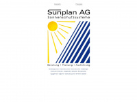 sunplan.ch Webseite Vorschau
