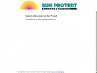 sunprotect-sonnenschutztechnik.de Webseite Vorschau