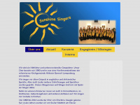 sunshinesingers.ch Webseite Vorschau