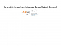 sunway-akademie.de Webseite Vorschau