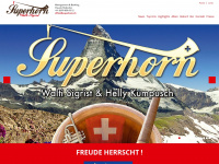 superhorn.ch Webseite Vorschau