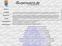 supermarct.de Webseite Vorschau