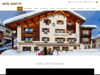 suretta.ch Webseite Vorschau