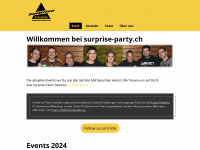 surprise-party.ch Webseite Vorschau