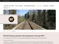 sursee-triengen-bahn.ch Webseite Vorschau