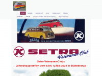 setra-club.de Webseite Vorschau
