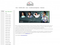 kajotex.fashion123.de Webseite Vorschau