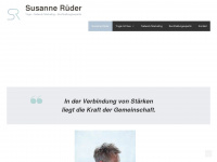 susanne-rueder.de Webseite Vorschau