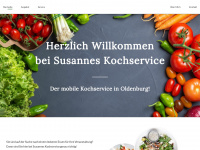 susannes-kochservice.de Webseite Vorschau
