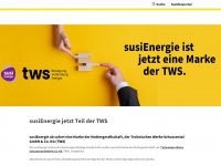 susi-energie.de Webseite Vorschau