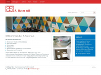 suter-ag.ch Webseite Vorschau