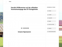 sv-1945-koenigshofen.de Webseite Vorschau