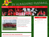 sv-albaching.de Webseite Vorschau