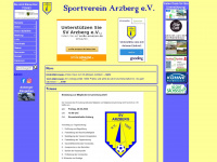 sv-arzberg.de Webseite Vorschau