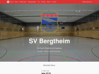 sv-bergtheim.de Webseite Vorschau