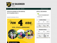 sv-dalkingen.de Webseite Vorschau