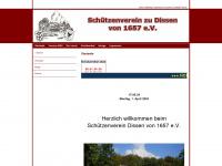 sv-dissen.de Webseite Vorschau