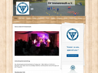 sv-immenreuth.de Webseite Vorschau