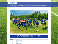 sv-koenigsbach.de Webseite Vorschau