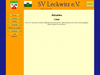 sv-leckwitz.de Webseite Vorschau