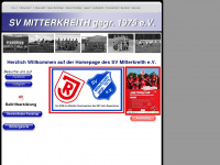 sv-mitterkreith.de Webseite Vorschau