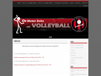 sv-motor-zeitz-volleyball.de Webseite Vorschau