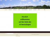 sv-nennslingen.de Webseite Vorschau