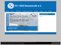 sv-nonnenroth.de Webseite Vorschau
