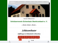 sv-oberkrumbach.de Webseite Vorschau