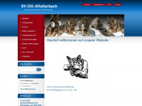 sv-og-affalterbach.de Webseite Vorschau