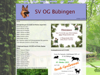 sv-og-buebingen.de Webseite Vorschau