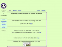 sv-rothau.de Webseite Vorschau