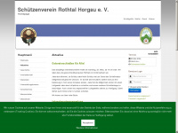 sv-rothtal-horgau.de Webseite Vorschau