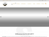 sv-security.de Webseite Vorschau