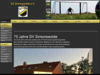 sv-simonswolde.de Webseite Vorschau