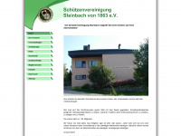 sv-steinbach1863.de Webseite Vorschau