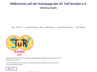 sv-tur-kegeln.de Webseite Vorschau