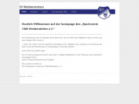 sv-weidenstetten.de Webseite Vorschau