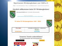 sv-wrisbergholzen.de Webseite Vorschau